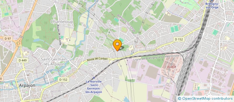 localisation de l'entreprise SCI DES 3 VALLEES à SAINT-GERMAIN-LES-ARPAJON
