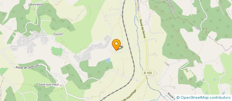 localisation de l'entreprise SCI DES 3 VALLEES  HAUTEFAGE-LA-TOUR