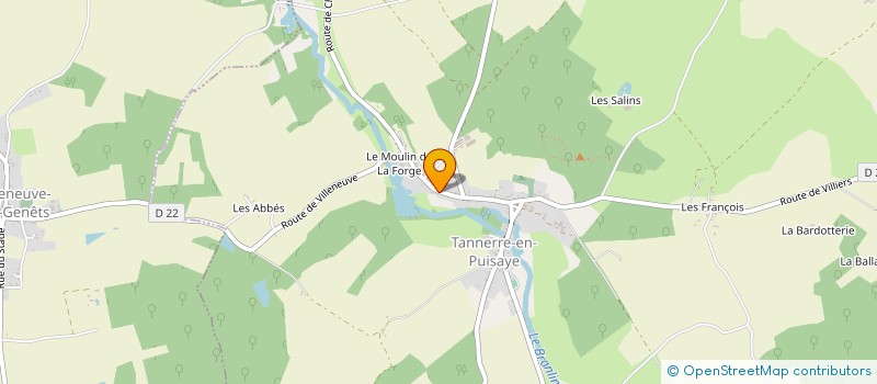 localisation de l'entreprise SCI DES 30 34  TANNERRE-EN-PUISAYE