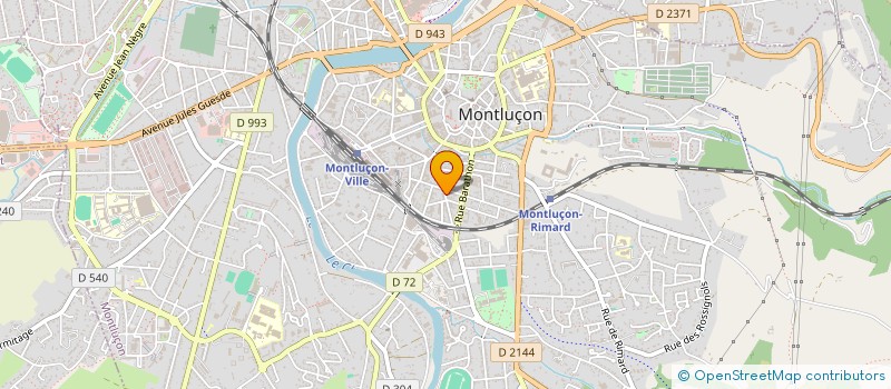 localisation de l'entreprise SCI DES 31 ET 31 BIS RUE SAINT JEAN à MONTLUCON