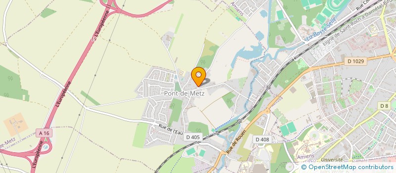 localisation de l'entreprise SCI DES 31 ET 33 RUE LEDRU ROLLIN  PONT-DE-METZ