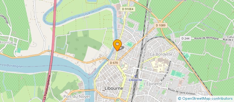 localisation de l'entreprise SCI DES 33 ET 35 AV DU MARECHAL FOCH  LIBOURNE