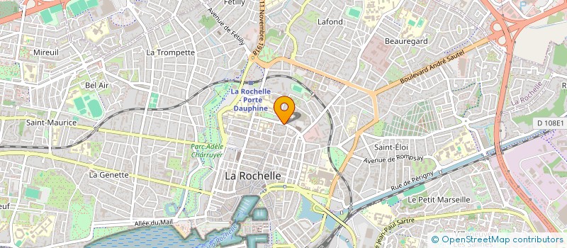 localisation de l'entreprise SCI DES 35-37 RUE ALCIDE D'ORBIGNY  LA ROCHELLE