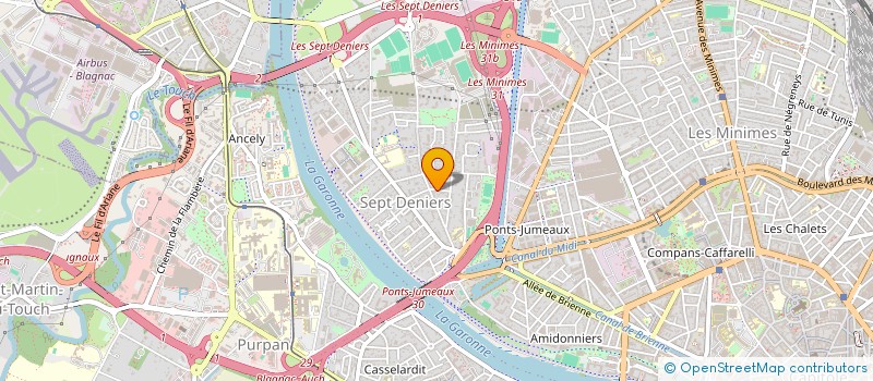 localisation de l'entreprise SCI DES 35 à TOULOUSE