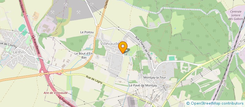 localisation de l'entreprise SCI DES 3A à VILLEVAUDE