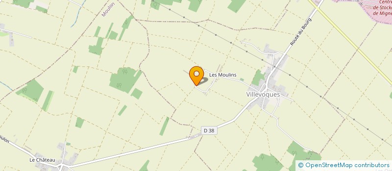 localisation de l'entreprise SCI DES 3B  VILLEVOQUES