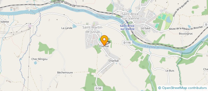 localisation de l'entreprise SCI DES 3C  SAINT-MARTIN-DE-JUSSAC