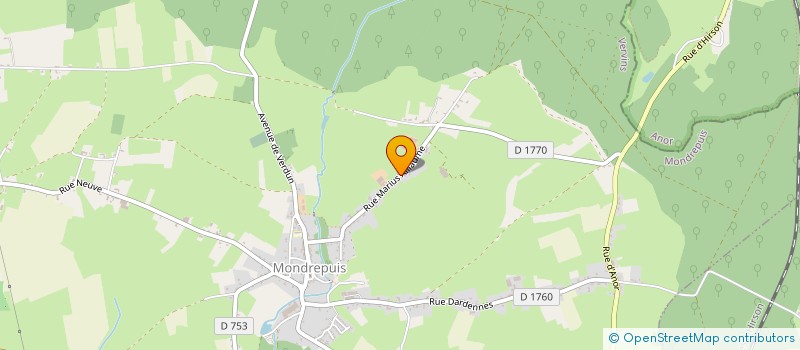 localisation de l'entreprise SCI DES 3D  MONDREPUIS