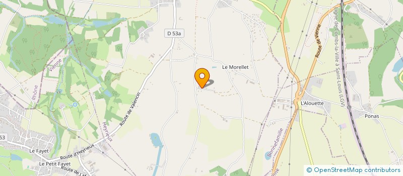 localisation de l'entreprise SCI DES 3F à HEYRIEUX