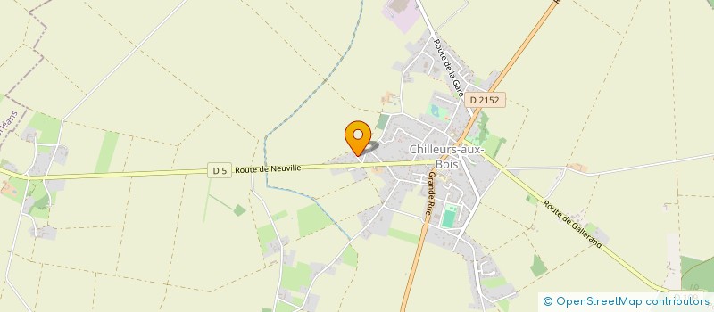 localisation de l'entreprise SCI DES 3L à CHILLEURS-AUX-BOIS