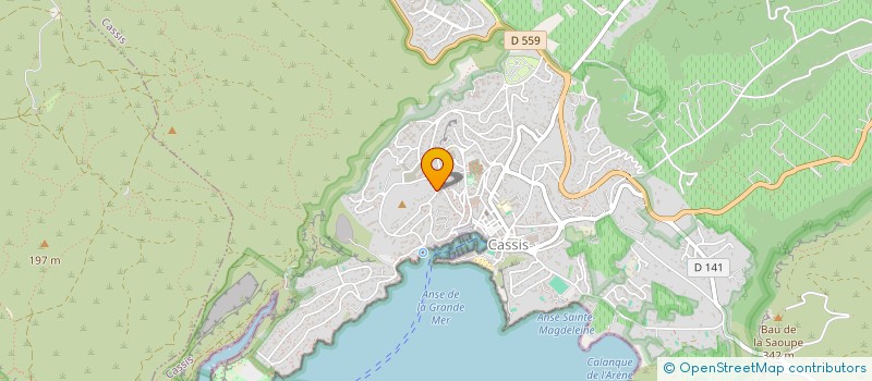 localisation de l'entreprise SCI DES 3S à CASSIS