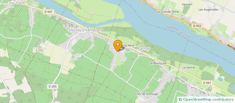 localisation de l'entreprise SCI DES 4  PARNAY