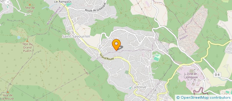 localisation de l'entreprise SCI DES 4  SAINT-SAVOURNIN