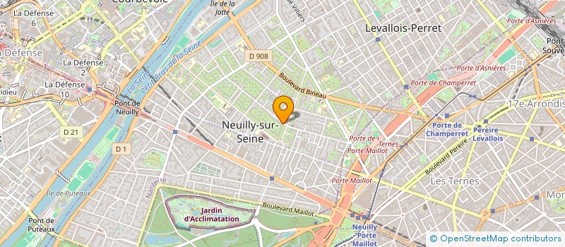 localisation de l'entreprise SCI DES 4 à NEUILLY-SUR-SEINE
