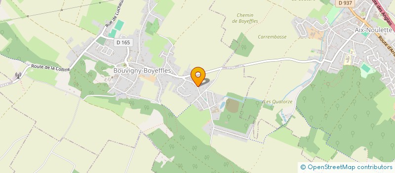 localisation de l'entreprise SCI DES 4 B  BOUVIGNY-BOYEFFLES