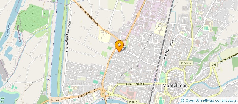localisation de l'entreprise SCI DES 4 C à MONTELIMAR