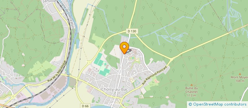 localisation de l'entreprise SCI DES 4 C  CHOISY-AU-BAC