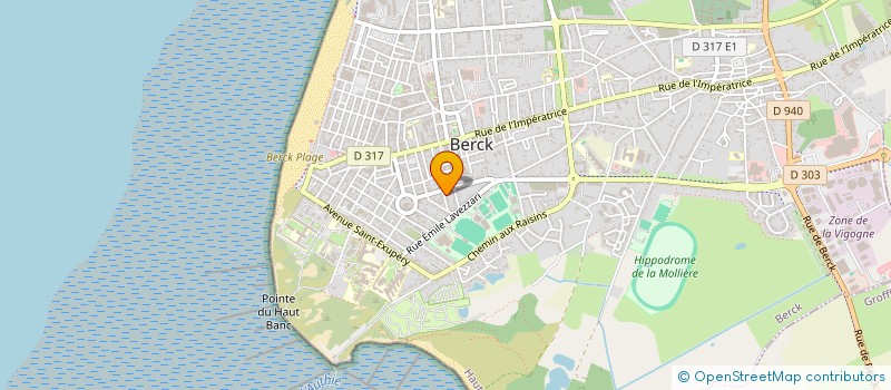 localisation de l'entreprise SCI DES 4 CERFS - VOLANTS  BERCK