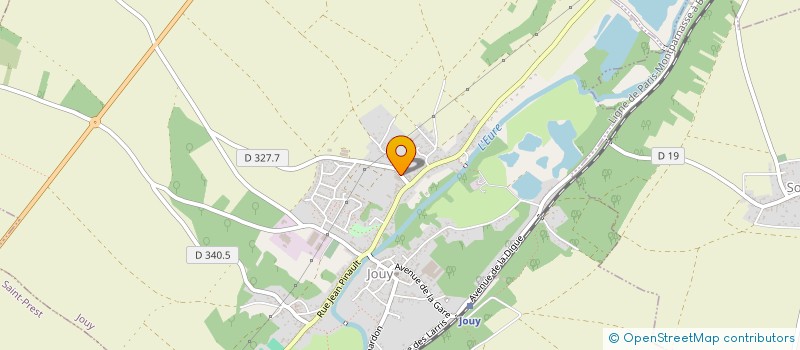 localisation de l'entreprise SCI DES 4 CHARDONS à JOUY