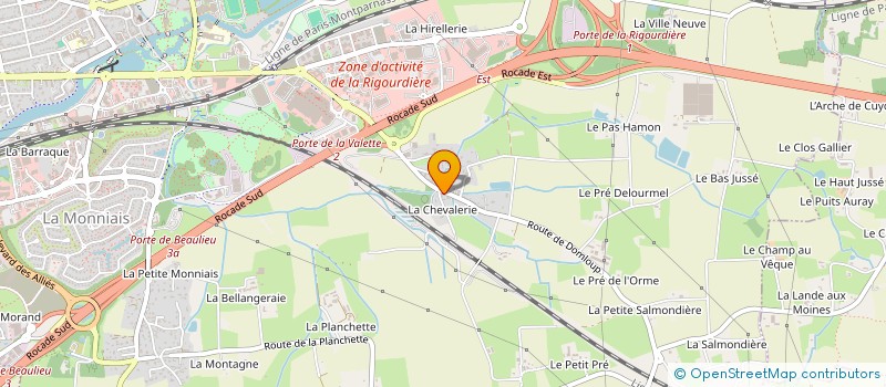 localisation de l'entreprise SCI DES 4 CHEMIN à CESSON-SEVIGNE