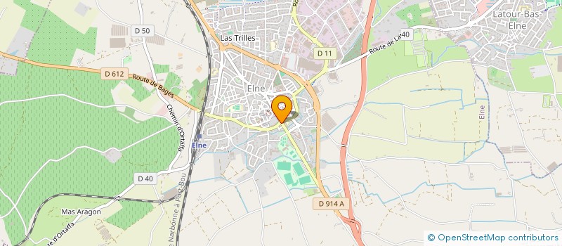 localisation de l'entreprise SCI DES 4 CHEMINS  ELNE