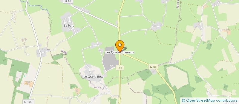 localisation de l'entreprise SCI DES 4 CHEMINS  QUILLY