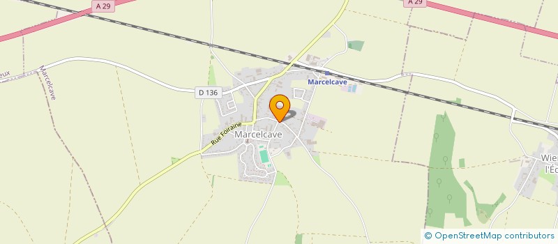 localisation de l'entreprise SCI DES 4 CHEMINS  AUBIGNY