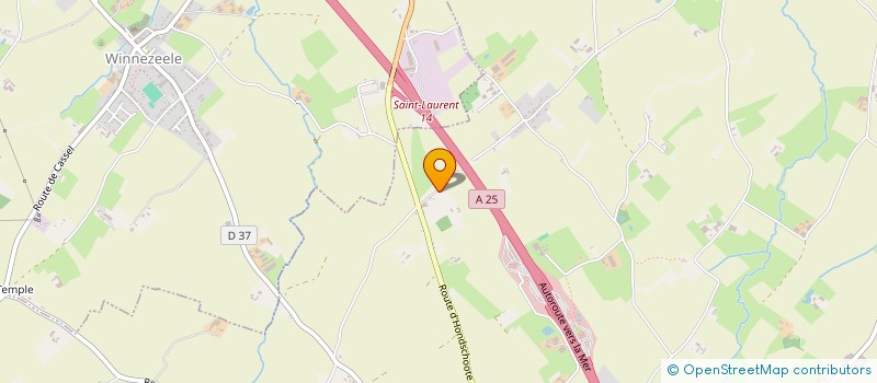 localisation de l'entreprise SCI DES 4 CHEMINS  STEENVOORDE