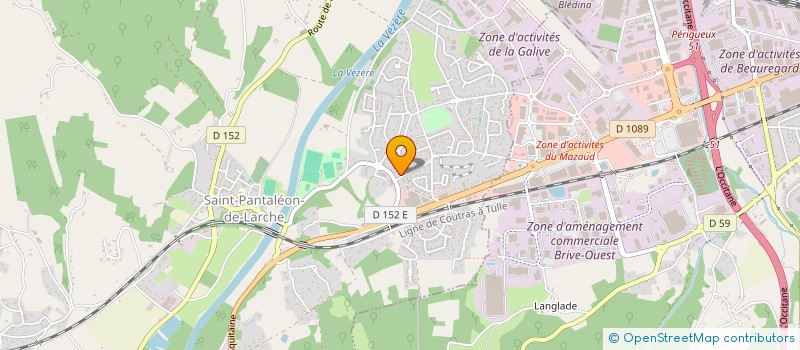 localisation de l'entreprise SCI DES 4 CHENES  SAINT-PANTALEON-DE-LARCHE