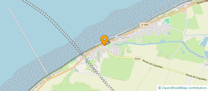 localisation de l'entreprise SCI DES 4 COINS  SANGATTE