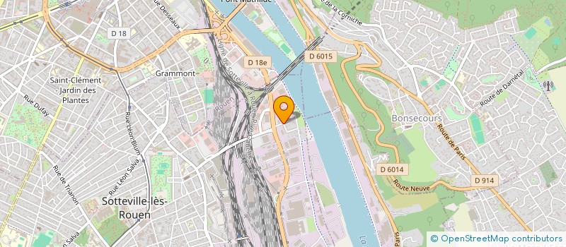 localisation de l'entreprise SCI DES 4 CROIX  SOTTEVILLE-LES-ROUEN