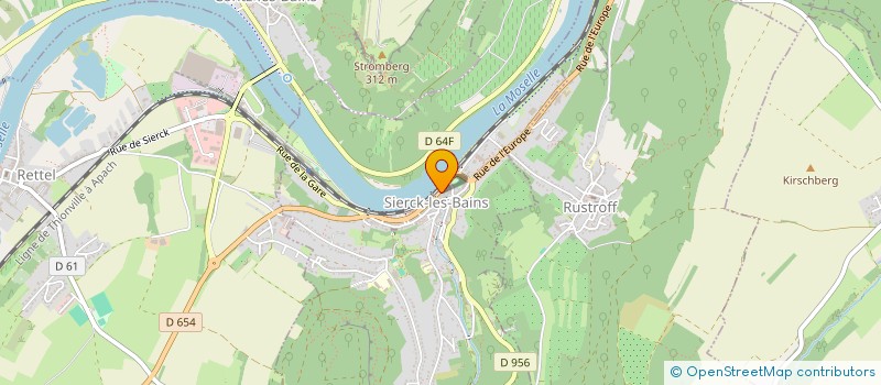 localisation de l'entreprise SCI DES 4 DUCS  SIERCK-LES-BAINS