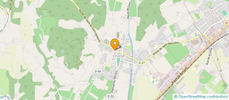 localisation de l'entreprise SCI DES 4 ERABLES  CHATTE