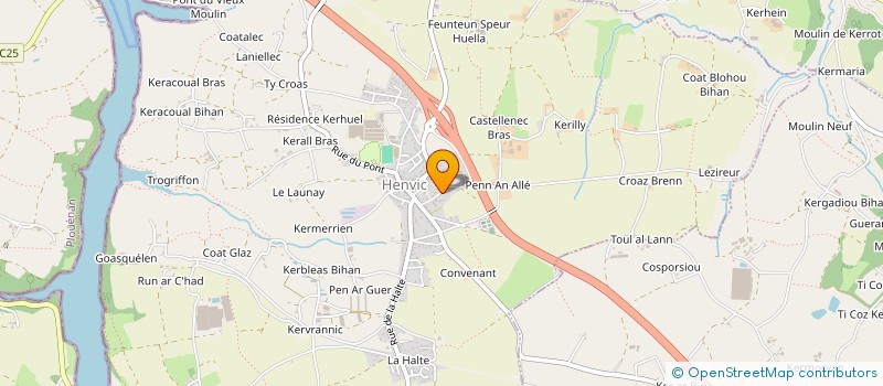 localisation de l'entreprise SCI DES 4 ET 8 RUE DE LEZIREUR  HENVIC