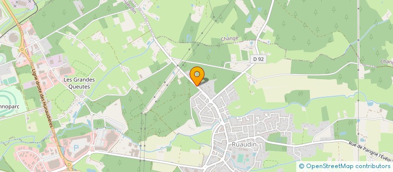 localisation de l'entreprise SCI DES 4 F  RUAUDIN