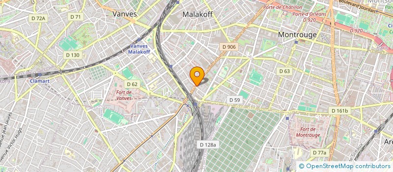 localisation de l'entreprise SCI DES 4 FILLES  MONTROUGE