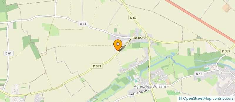 localisation de l'entreprise SCI DES 4 FRERES  AGNEZ-LES-DUISANS