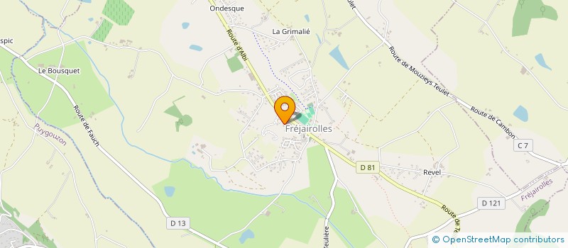 localisation de l'entreprise SCI DES 4 G  FREJAIROLLES