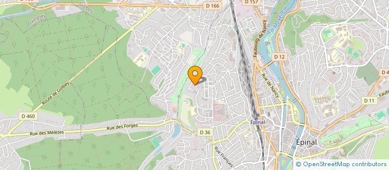 localisation de l'entreprise SCI DES 4 G à EPINAL