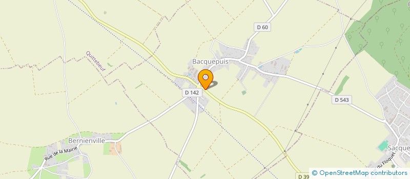 localisation de l'entreprise SCI DES 4 HORIZONS  BACQUEPUIS