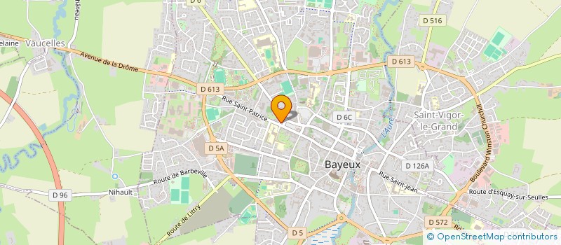 localisation de l'entreprise SCI DES 4 L  BAYEUX