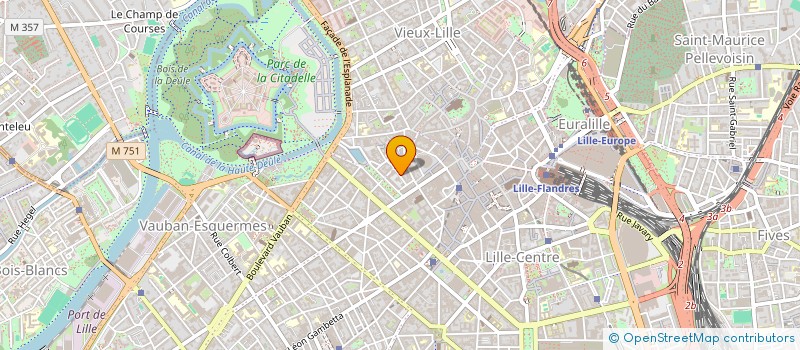 localisation de l'entreprise SCI DES 4 LILAS à LILLE
