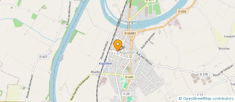 localisation de l'entreprise SCI DES 4 LILAS à AIGUILLON