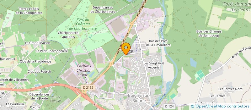 localisation de l'entreprise SCI DES 4 LUCANES à BOIGNY-SUR-BIONNE