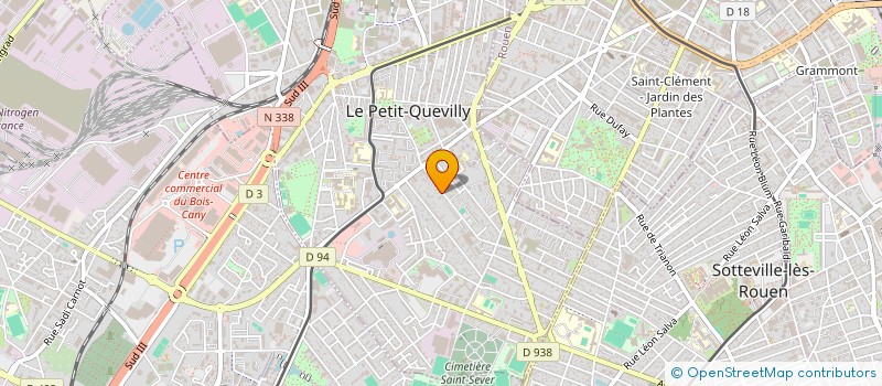 localisation de l'entreprise SCI DES 4 MARTINS  LE PETIT-QUEVILLY