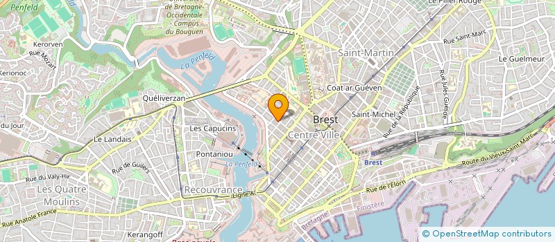 localisation de l'entreprise SCI DES 4 MOULINS  BREST