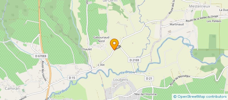 localisation de l'entreprise SCI DES 4 MOULINS  SAINT-MARTIN-DE-LERM