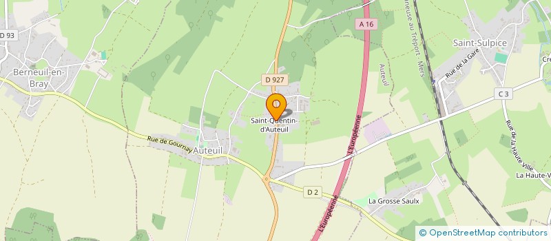 localisation de l'entreprise SCI DES 4 PATTES  AUTEUIL