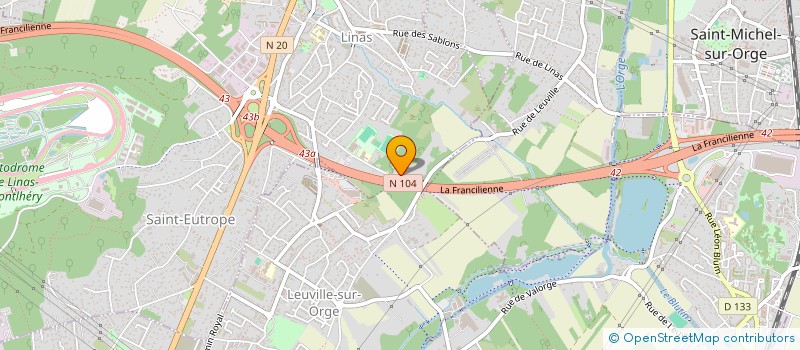 localisation de l'entreprise SCI DES 4 PEUPLIERS à LINAS