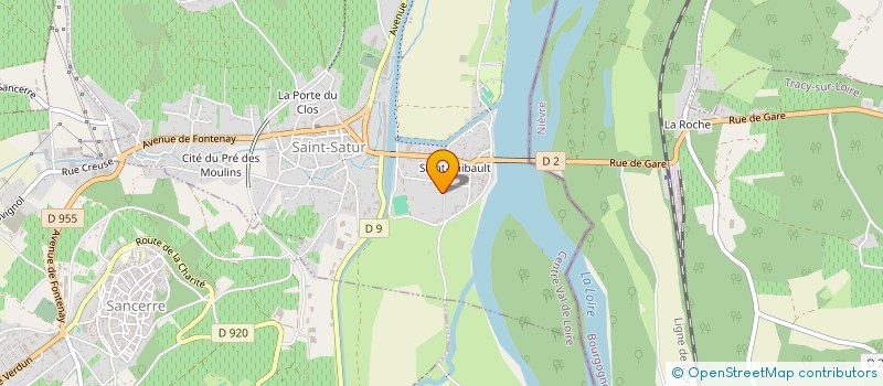 localisation de l'entreprise SCI DES 4 PIERRES  SAINT-SATUR